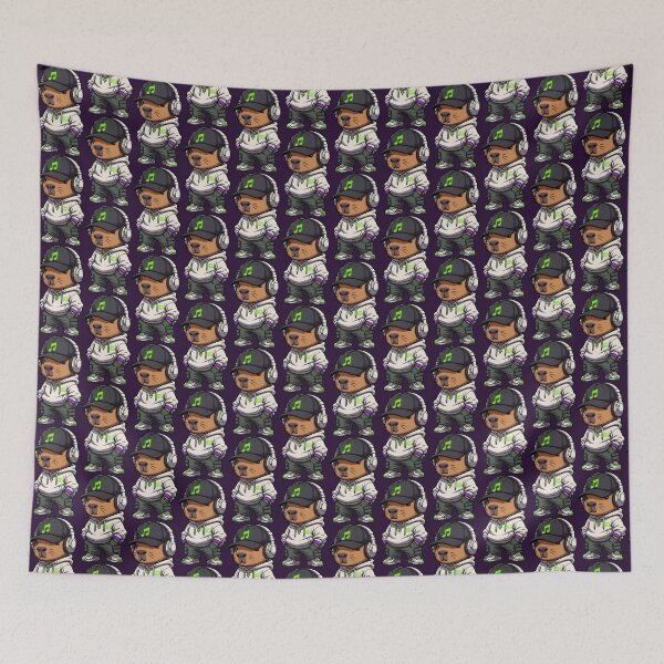 Item preview, Cute Capybara Hip Hop Music Vibes designed and sold by dreephic22.