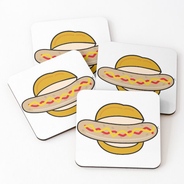 Item preview, Bratwurst with ketchup and mustard designed and sold by Wurstlady.