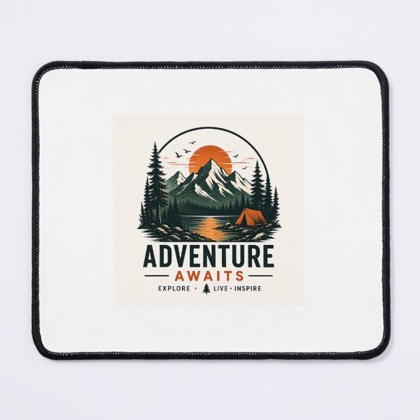 Item preview, Adventure Awaits designed and sold by BlackPineLab.