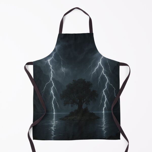 Item preview, Storm of Light – Dark Fantasy Lightning Tree | Gothic Nature Wall Art designed and sold by LovecraftArtist.