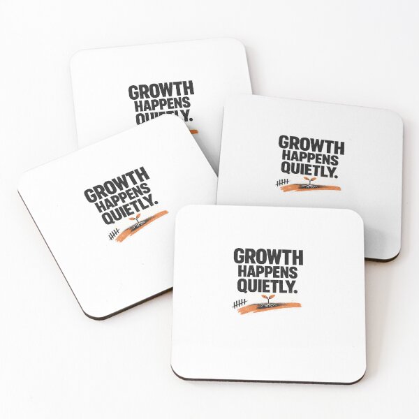 Item preview, Growth Happens Quietly designed and sold by intrique8.