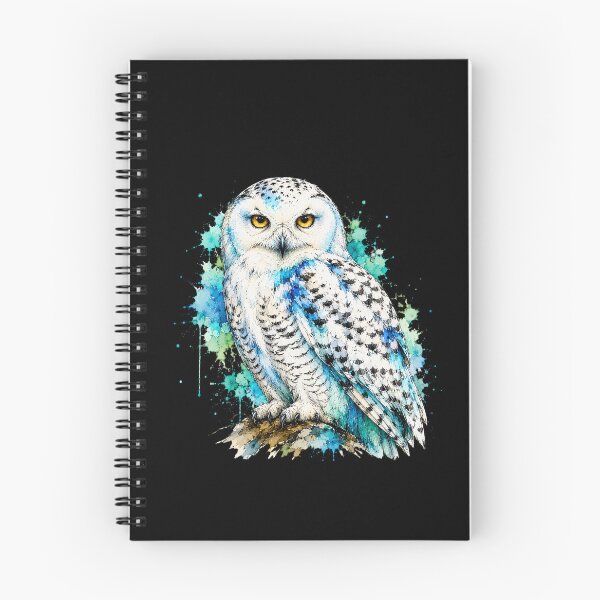 Item preview, Snowy Owl Watercolor Art – Majestic Colorful Bird Illustration designed and sold by ColorSplash123.