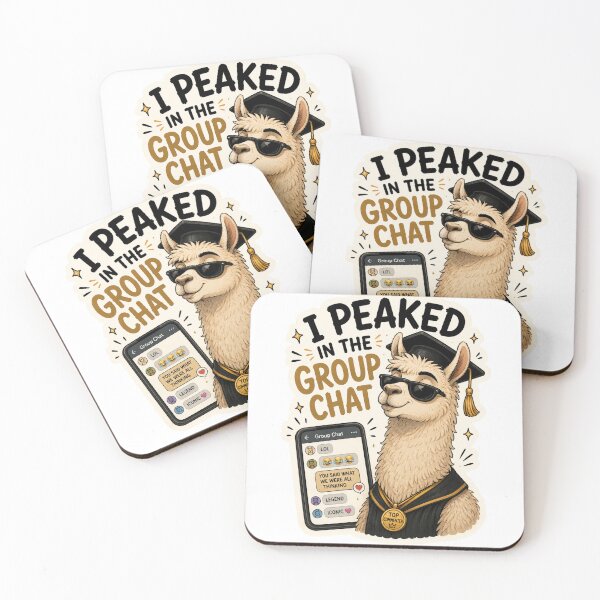 Item preview, I Peaked In The Group Chat Funny designed and sold by Vexorask.