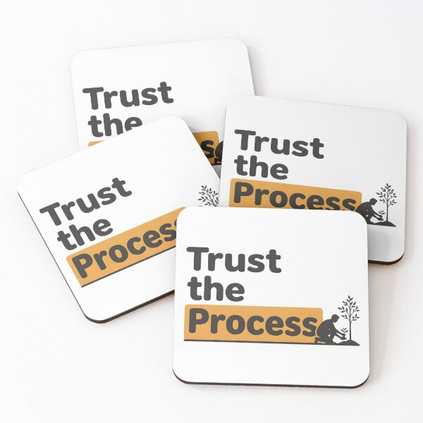 Item preview, Trust the Process Motivational Typography Growth Mindset Graphic T-Shirt designed and sold by StickerNestYou.