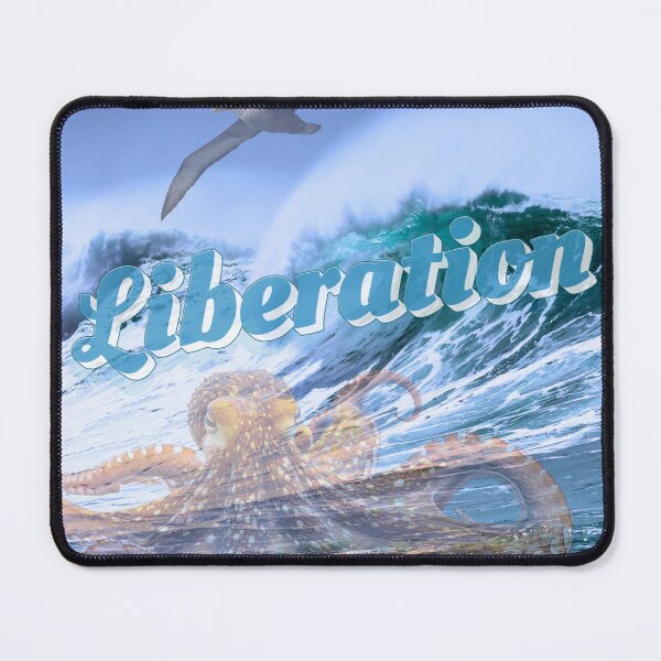 Item preview, Liberation Ocean Octopus Wave designed and sold by GeoGoose.