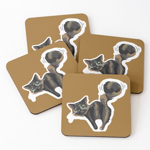 Item preview, Tortoiseshell Cat with a Rattle Tail designed and sold by TheMuseMirage.