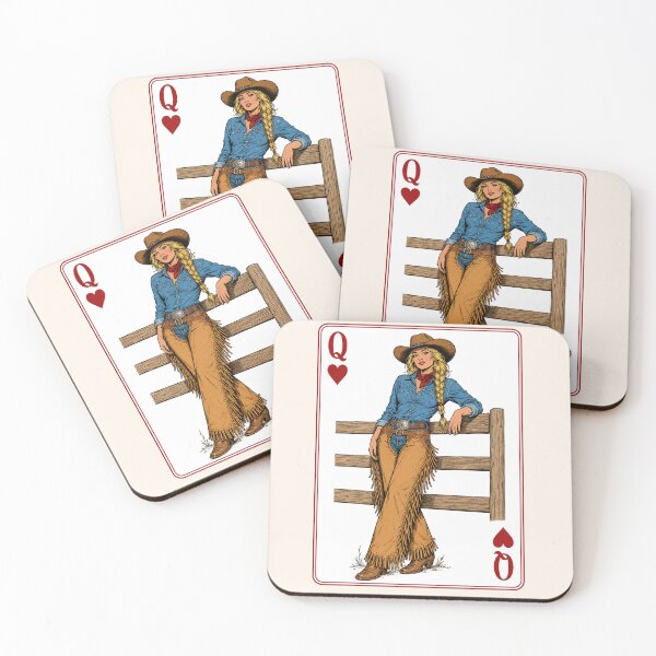 Item preview, Queen Of Hearts Cowgirl designed and sold by legendaryskins.