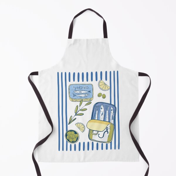 Item preview, Les Sardines Funny Tinned Fish designed and sold by nosu-art-pod.