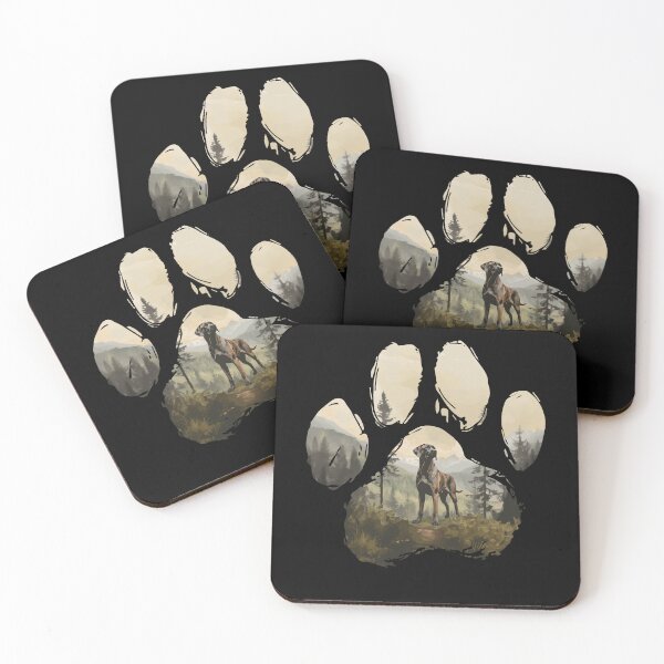 Item preview, Funny Fila Brasileiro Paw Foggy Mountain Tree Mom Dad Kids designed and sold by rafaeltto.