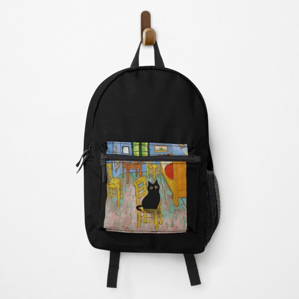 Item preview, Bedroom in Arles With Black Cat designed and sold by PurrfectHome.