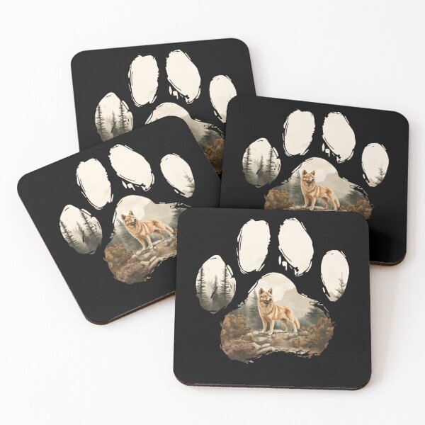 Item preview, Funny Finnish Spitz Paw Foggy Mountain Tree Mom Dad Kids designed and sold by rafaeltto.