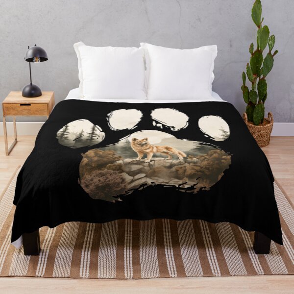Item preview, Funny Finnish Spitz Paw Foggy Mountain Tree Mom Dad Kids designed and sold by rafaeltto.