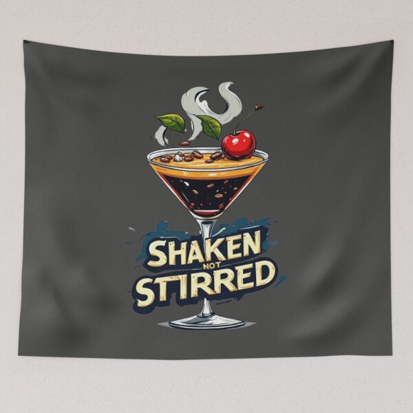 Item preview, 007 Agent Espresso Martini Shaken Not Stirred James Bond Style Vintage designed and sold by Shift-Bloom.