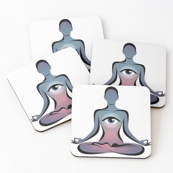Item preview, Gradient Third Eye Meditator Design designed and sold by 108stillness.