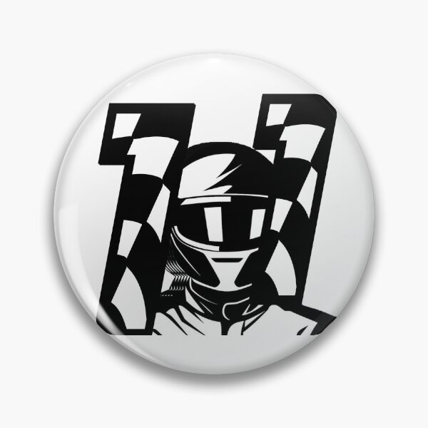 Item preview, Racing Driver Helmet Checkered Flag Graphic designed and sold by LifeVectory.