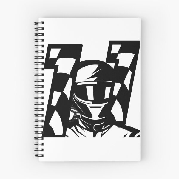 Item preview, Racing Driver Helmet Checkered Flag Graphic designed and sold by LifeVectory.