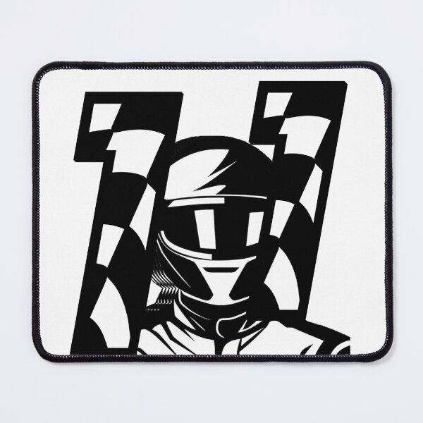 Item preview, Racing Driver Helmet Checkered Flag Graphic designed and sold by LifeVectory.