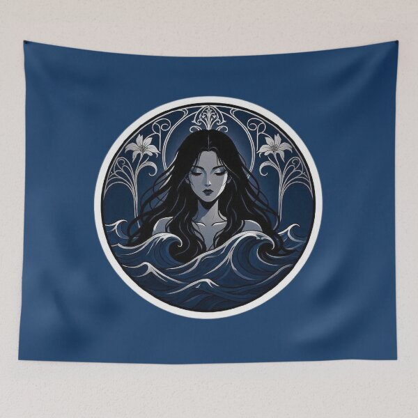 Item preview, Moonlit Tides I – Witch by the Sea designed and sold by Roberta Calabrese.