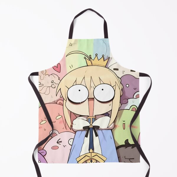 Item preview, Saber | Cute Crown Princess Anime Girl | Pastel Rainbow Kawaii Fantasy Art designed and sold by Dyan4.
