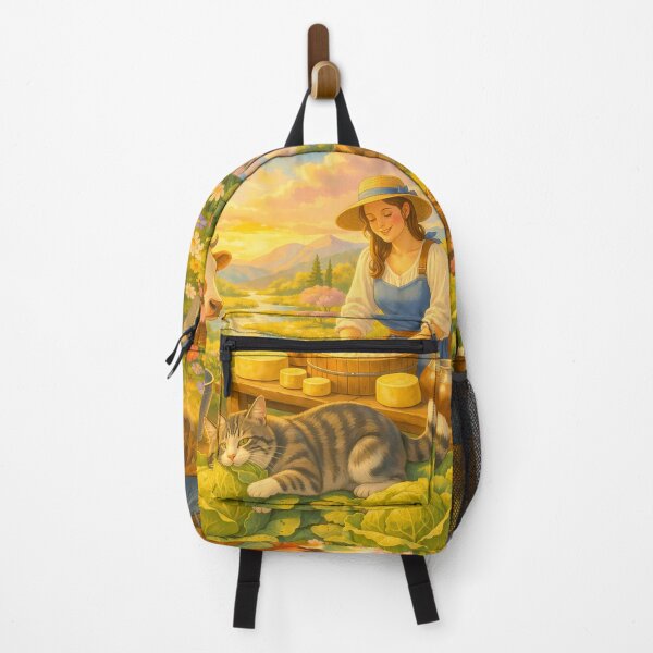 Item preview, Farmers Making Cheese and Cat Eating Cabbage designed and sold by M-Y-A-R-T-.