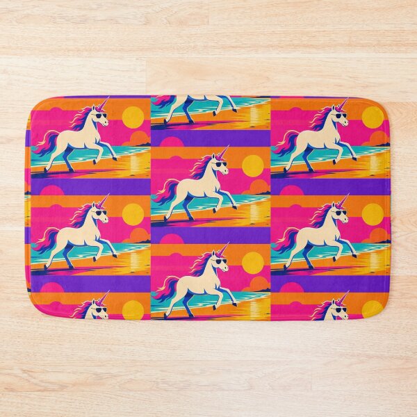 Item preview, Sunset Unicorn – Playful Summer Fantasy Art designed and sold by Dogandesighn.