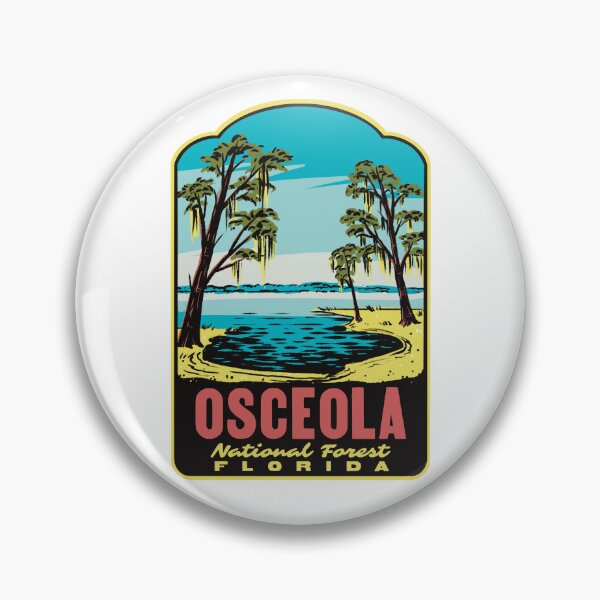 Item preview, Osceola National Forest Ocean Pond Retro Florida Art designed and sold by HalpinDesign.