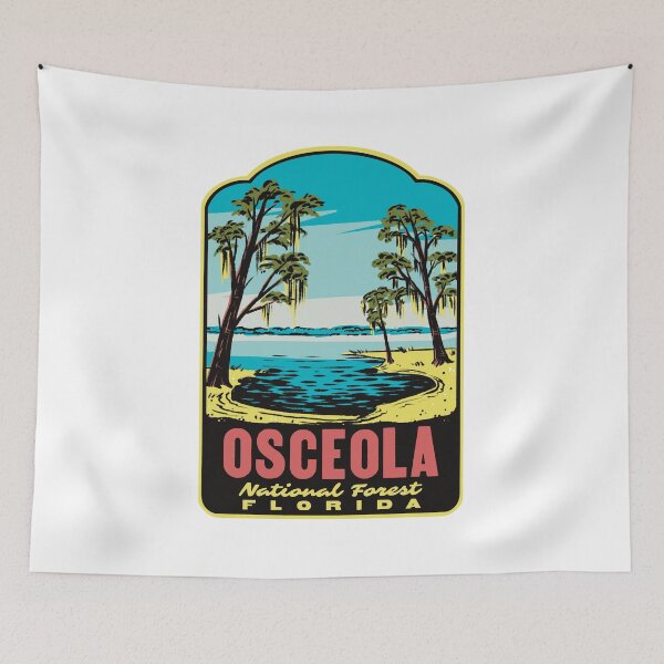 Item preview, Osceola National Forest Ocean Pond Retro Florida Art designed and sold by HalpinDesign.