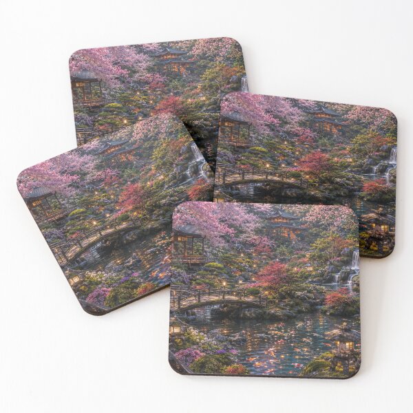 Item preview, Serene Sakura Garden designed and sold by Gold&pixels.