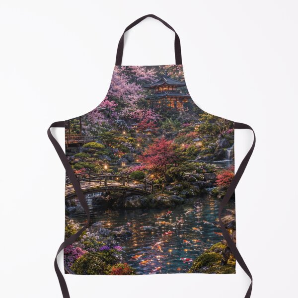Aperçu de l'œuvre Serene Sakura Garden créée et vendue par Gold&pixels.