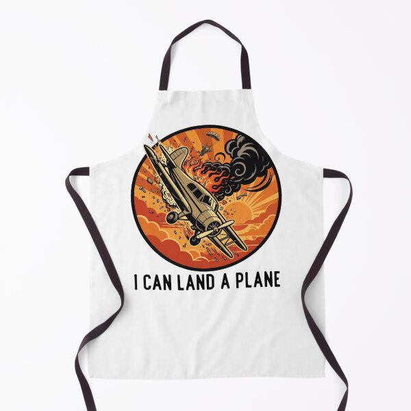Item preview, I Can Land A Plane Funny Plane Crash Pilot Parachute Retro Sunset designed and sold by Neurospicy Trolls.