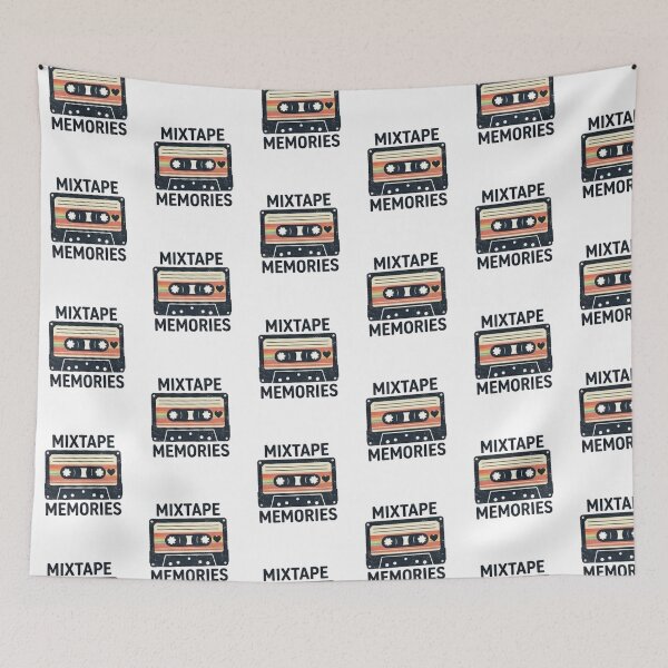 Item preview, Mixtape Memories Vintage Cassette Tape Retro Music Aesthetic designed and sold by Rehnair.
