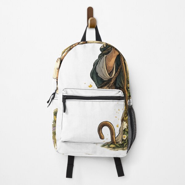 Item preview, Shepherd carrying a lamb through wildflowers designed and sold by DVerse Studio.