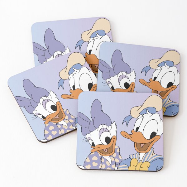 Item preview, Donald and Daisy Duck Cute Couple Vector Illustration designed and sold by LudmylArt.