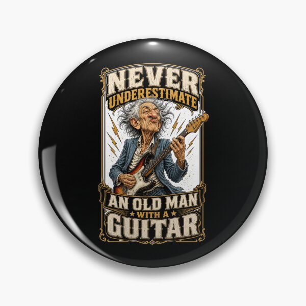 Item preview,  Never Underestimate An Old Man With a Guitar designed and sold by Wilcox PhotoArt.