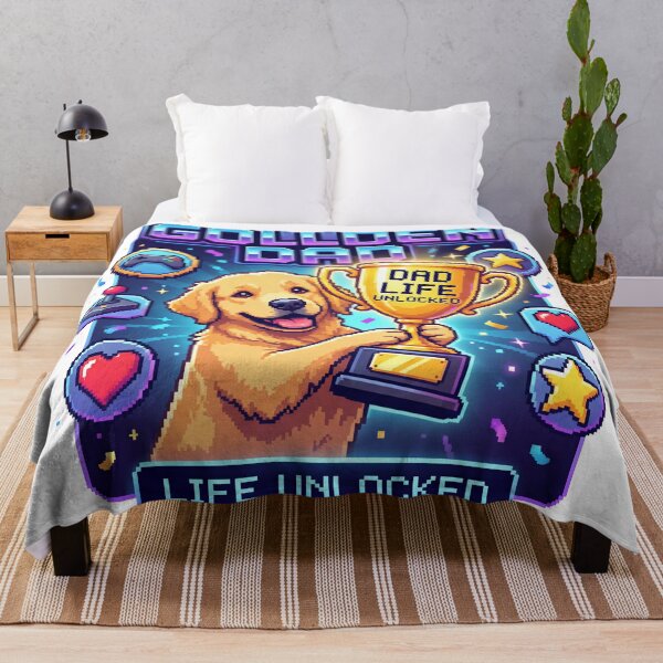 Item preview, Golden Dad Life Unlocked designed and sold by zoughlal.