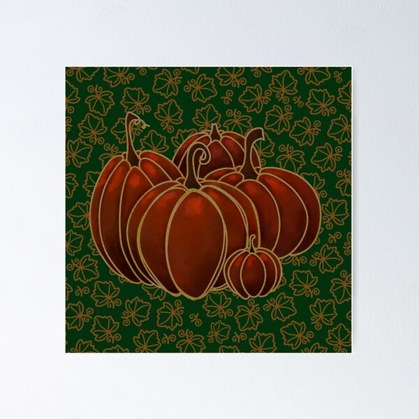 Item preview, Pumpkin patch - dark Halloween - Cabincore designed and sold by OhNoNotAgain42.