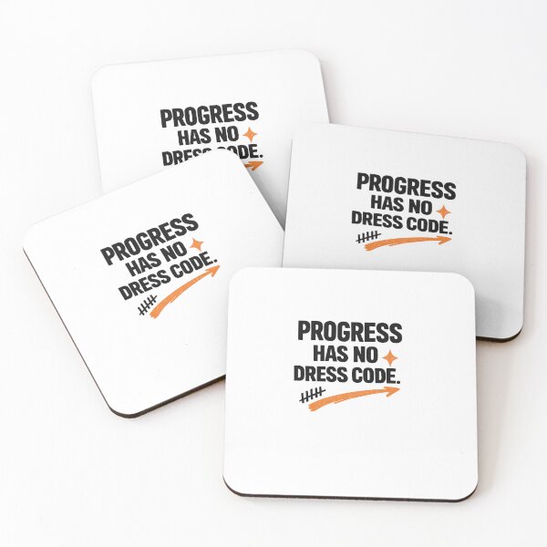 Item preview, Progress Has No Dress Code Quote designed and sold by intrique8.