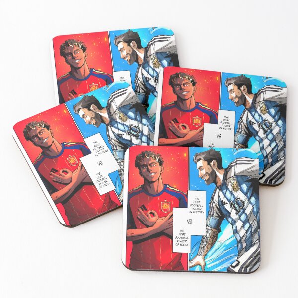 Item preview, Battle of the Strongest: Messi vs Yamal designed and sold by StudioRedCard.