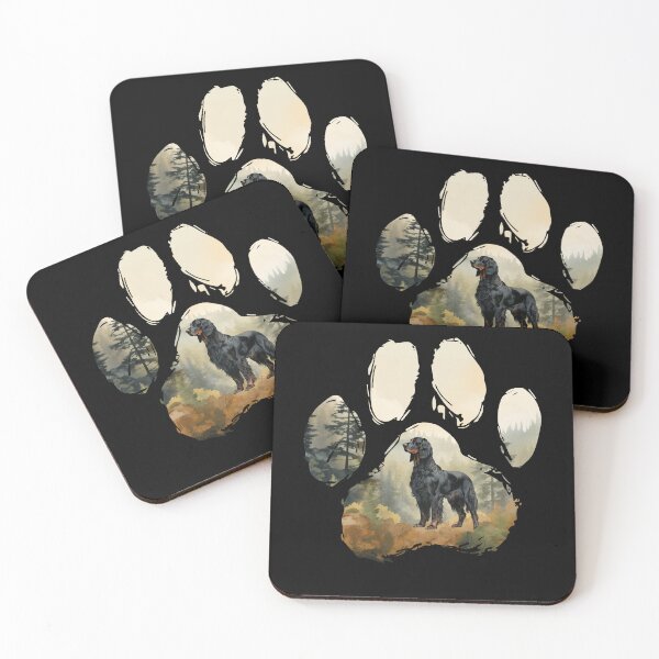 Item preview, Funny Gordon Setter Paw Foggy Mountain Tree Mom Dad Kids designed and sold by rafaeltto.