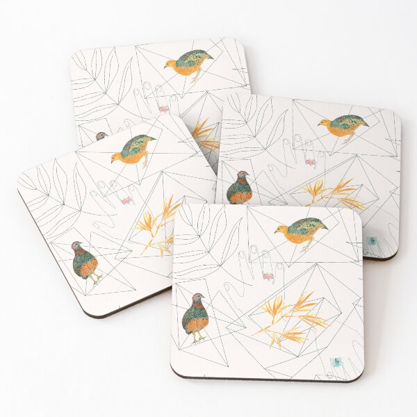 Item preview, Tiny Treasures – Cabinet of Curiosities | Chantilly Cream Birds Pattern designed and sold by Piret Victoria Ribas.