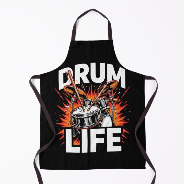 Item preview, Drum Life – Explosive Drum Kit Rock Design designed and sold by Midnight Veil Designs.