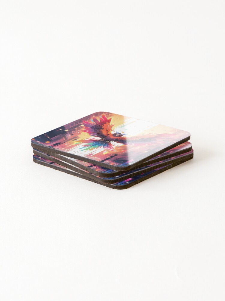 Thumbnail 4 of 5, Coasters (Set of 4), Phoenix Rising designed and sold by SolaceWinter.