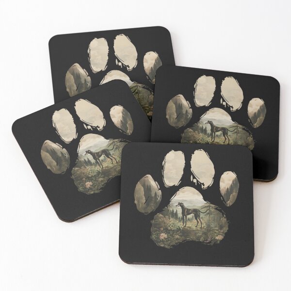 Item preview, Funny Greyhound Paw Foggy Mountain Tree Mom Dad Kids designed and sold by rafaeltto.
