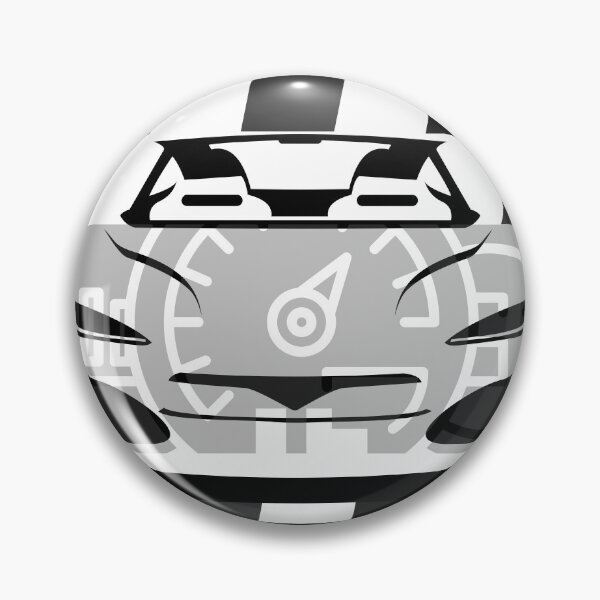 Item preview, Sports Car Front View Checkered Flag Speedometer designed and sold by LifeVectory.