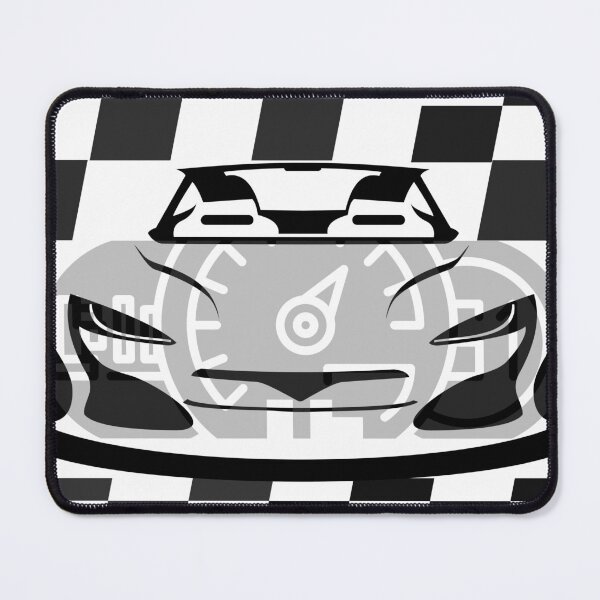 Item preview, Sports Car Front View Checkered Flag Speedometer designed and sold by LifeVectory.
