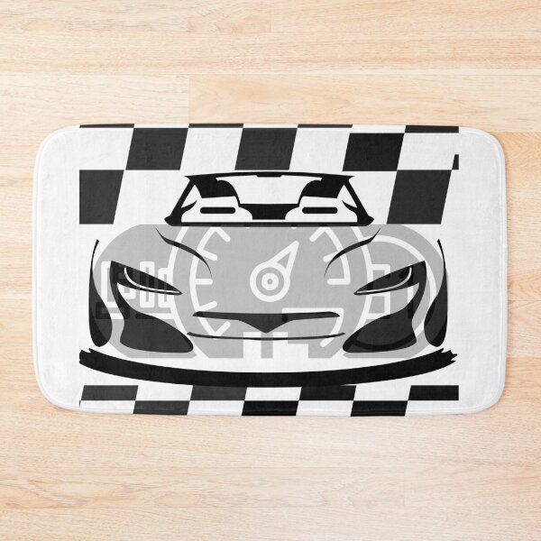 Item preview, Sports Car Front View Checkered Flag Speedometer designed and sold by LifeVectory.