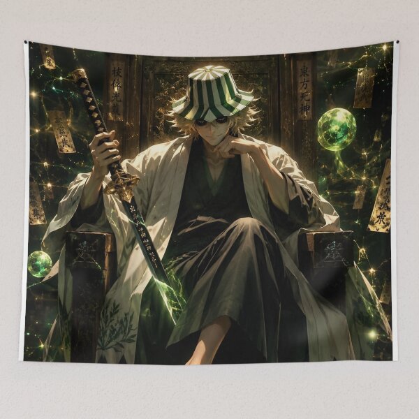 Item preview, Emerald Mystic Samurai | Japanese Spirit Warrior Dark Fantasy Art designed and sold by Dyan4.