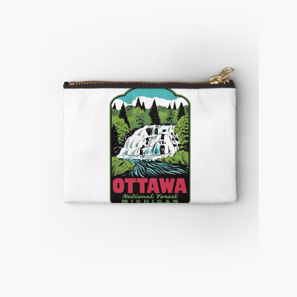 Item preview, Ottawa National Forest Retro Upper Peninsula Travel Art designed and sold by HalpinDesign.