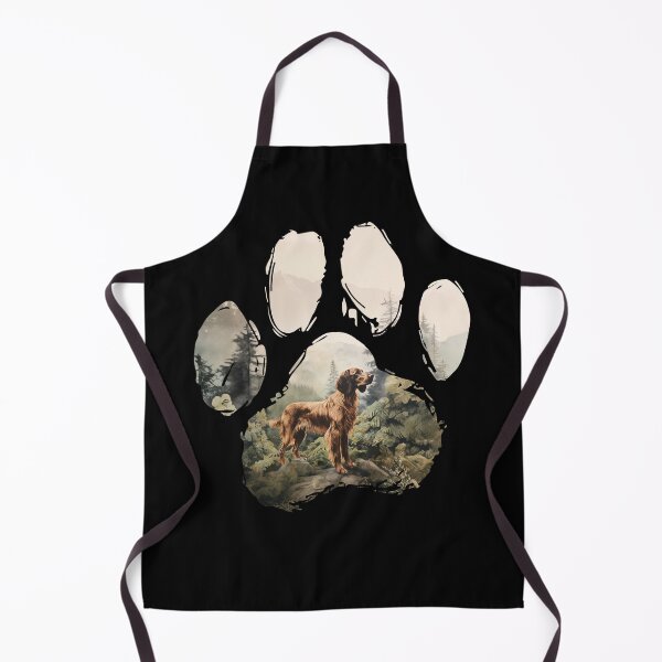 Item preview, Funny Irish Setter Paw Foggy Mountain Tree Mom Dad Kids designed and sold by rafaeltto.