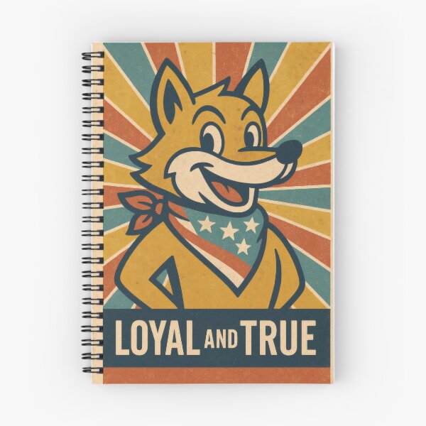 Item preview, Loyal and True Patriotic Fox | Bold American Flag Illustration | Vintage USA Americana Wall Art designed and sold by PaintedPixels01.